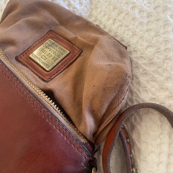 Campomaggi brown leather cross body and shoulder strap bag - Picture 6 of 6